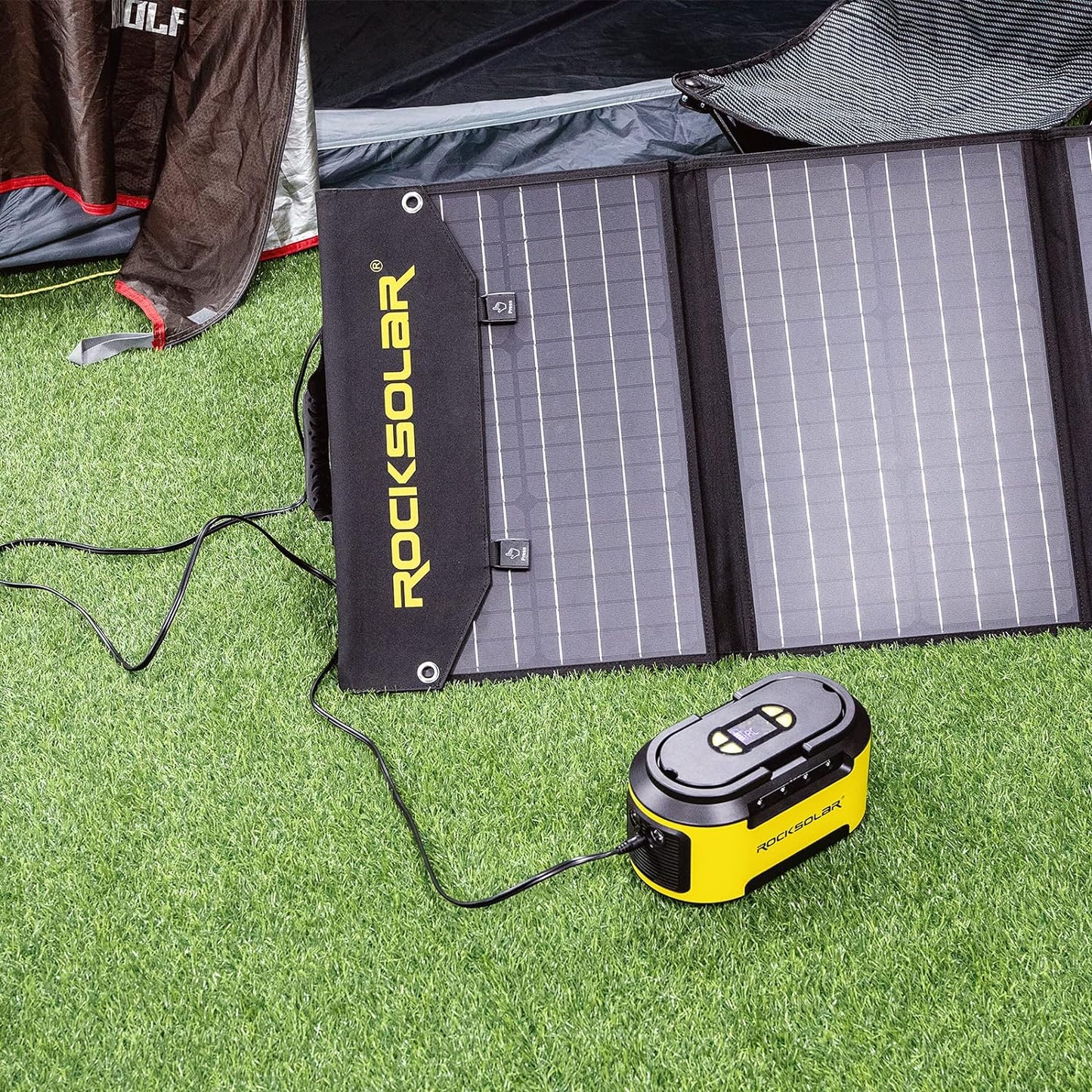 ROCKSOLAR 60W 12V Foldable Solar Panel