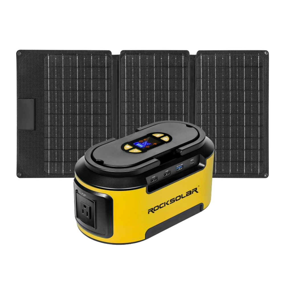 200w portable solar generators kit