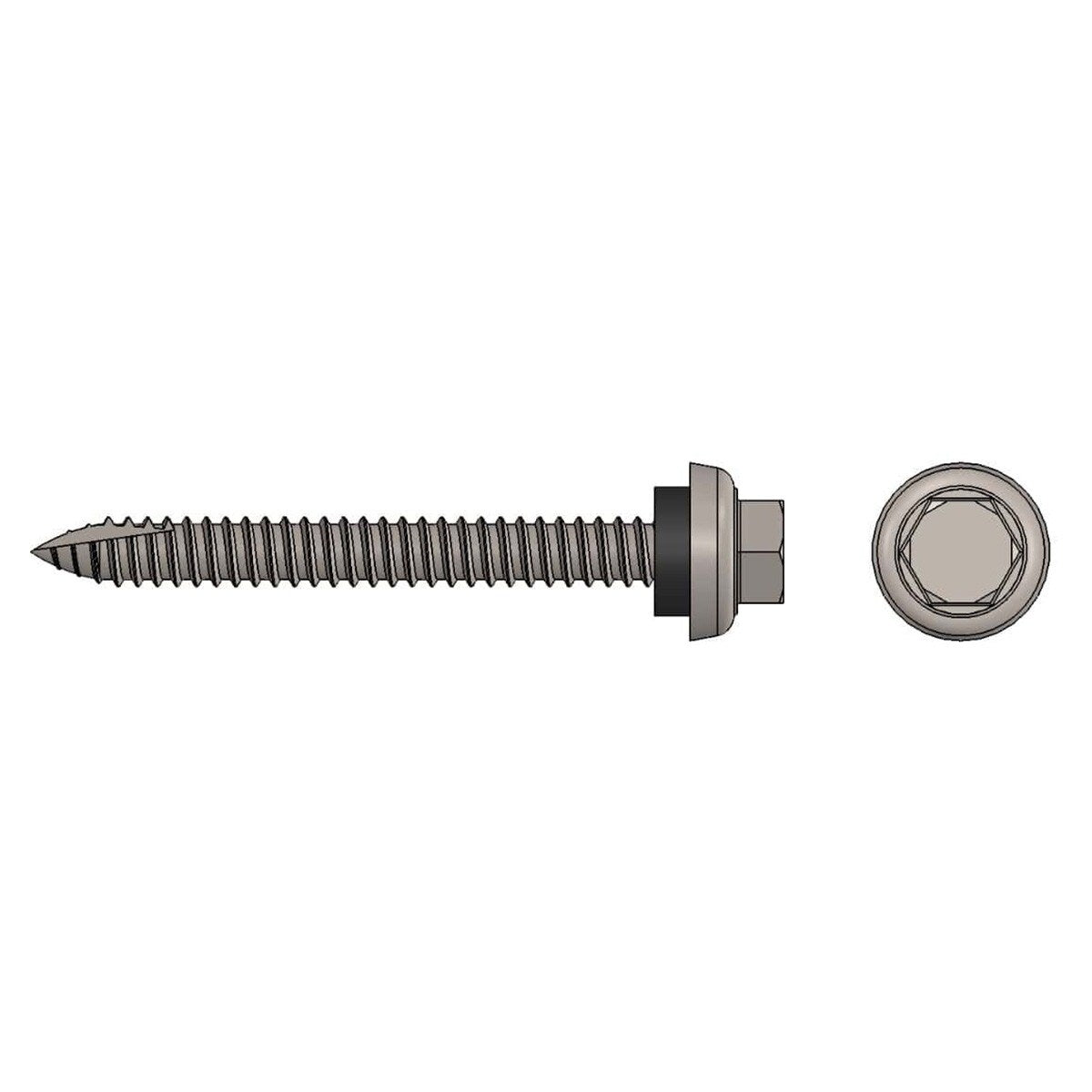 S5 14 x 2.5 Inch Metal to Wood Screw