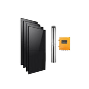 Kit pompe submersible hybride solaire AC/DC Rocksolar 1,61 HP