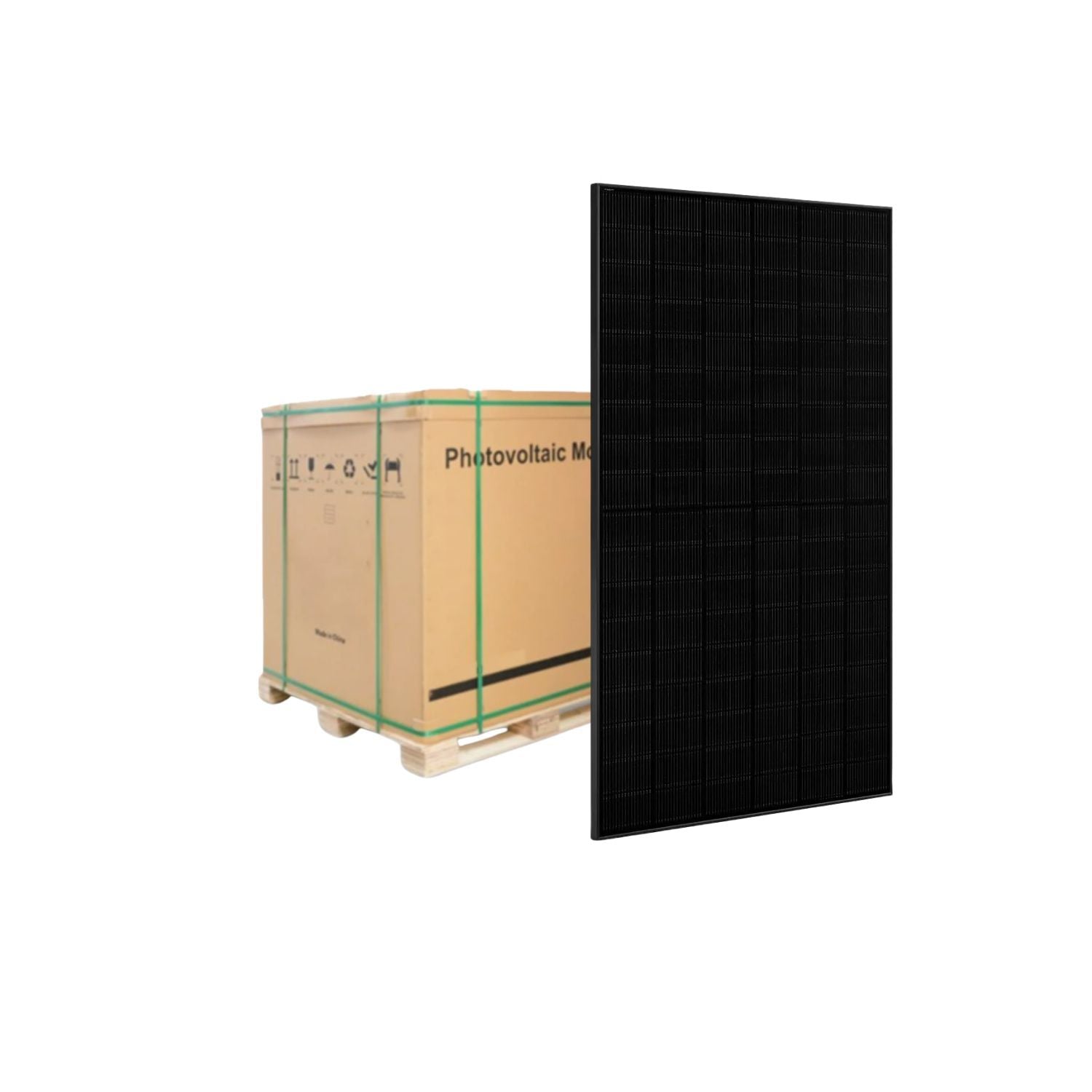 JA Solar JAM60D41 LB 500W N-Type Double Glass Bifacial Module(36pcs/Pallet)