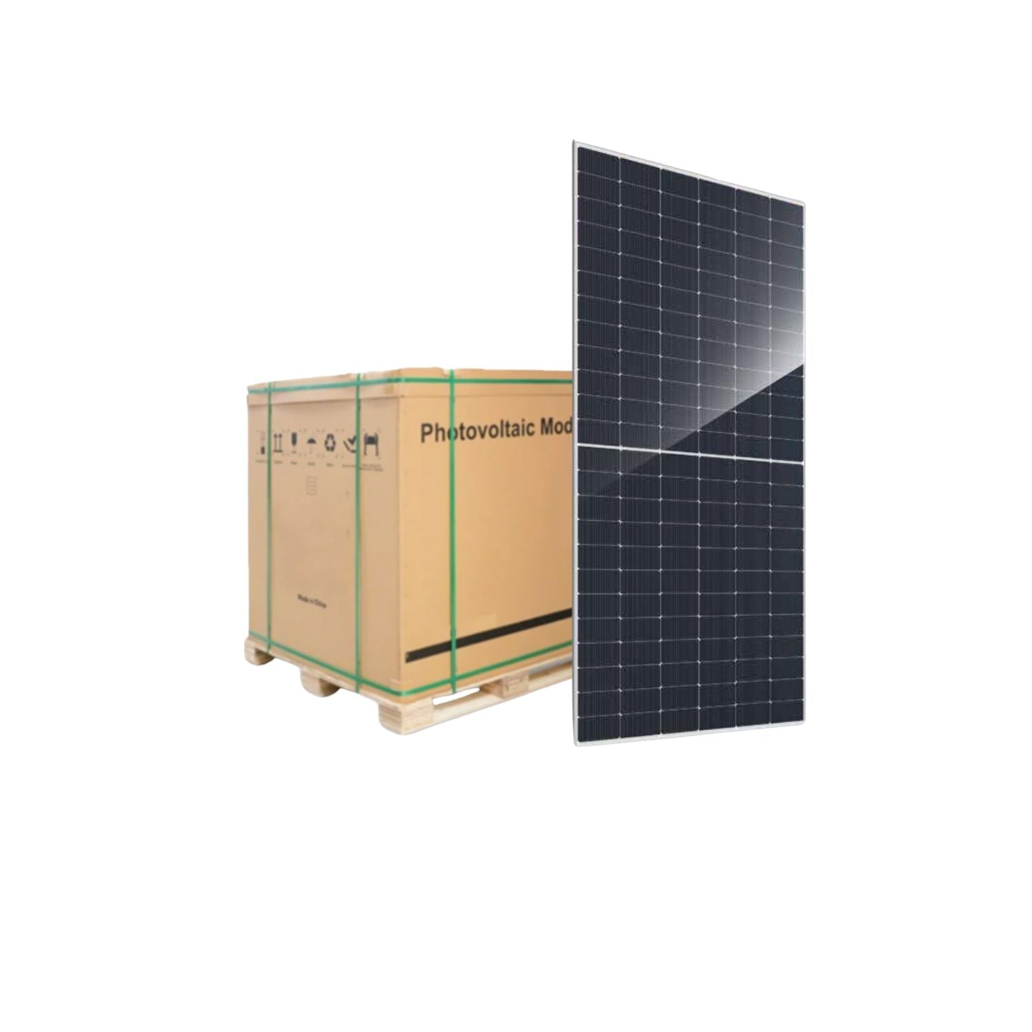 JA Solar JAM66D45 LB 620W N-Type Double Glass Bifacial Module(31pcs/Pallet)