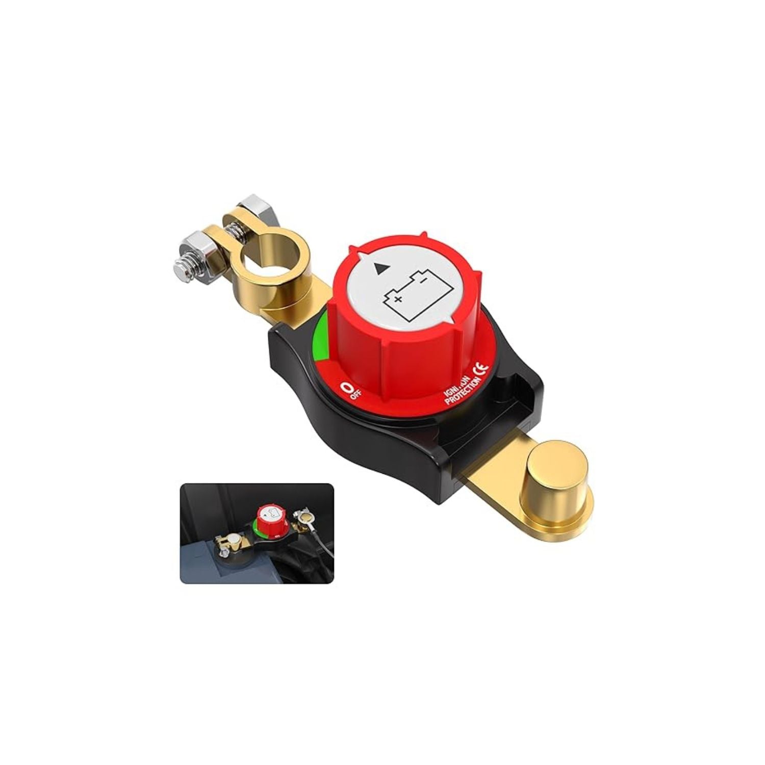 Top Post Battery Disconnect Switch 12V-48V Battery Disconnect Switch