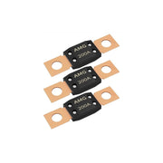 Fusible MEGA/AMG 200 A pour voitures, camions, engins de chantier, bus, caravanes, bateaux