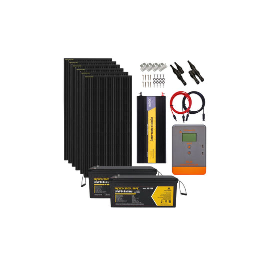 ROCKSOLAR 3000W 12V Off-Grid Solar System