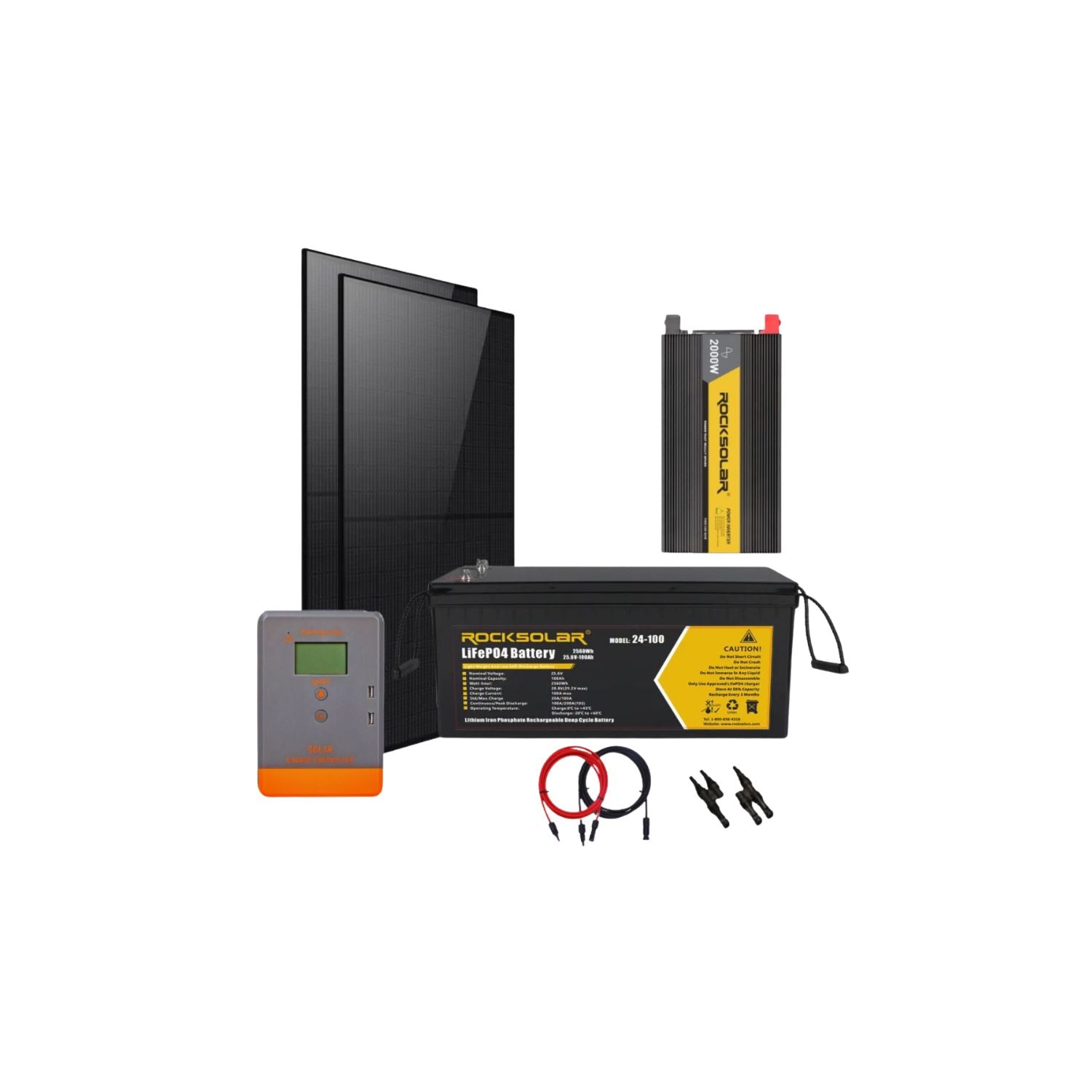 Système solaire hors réseau ROCKSOLAR 2000W 24V 