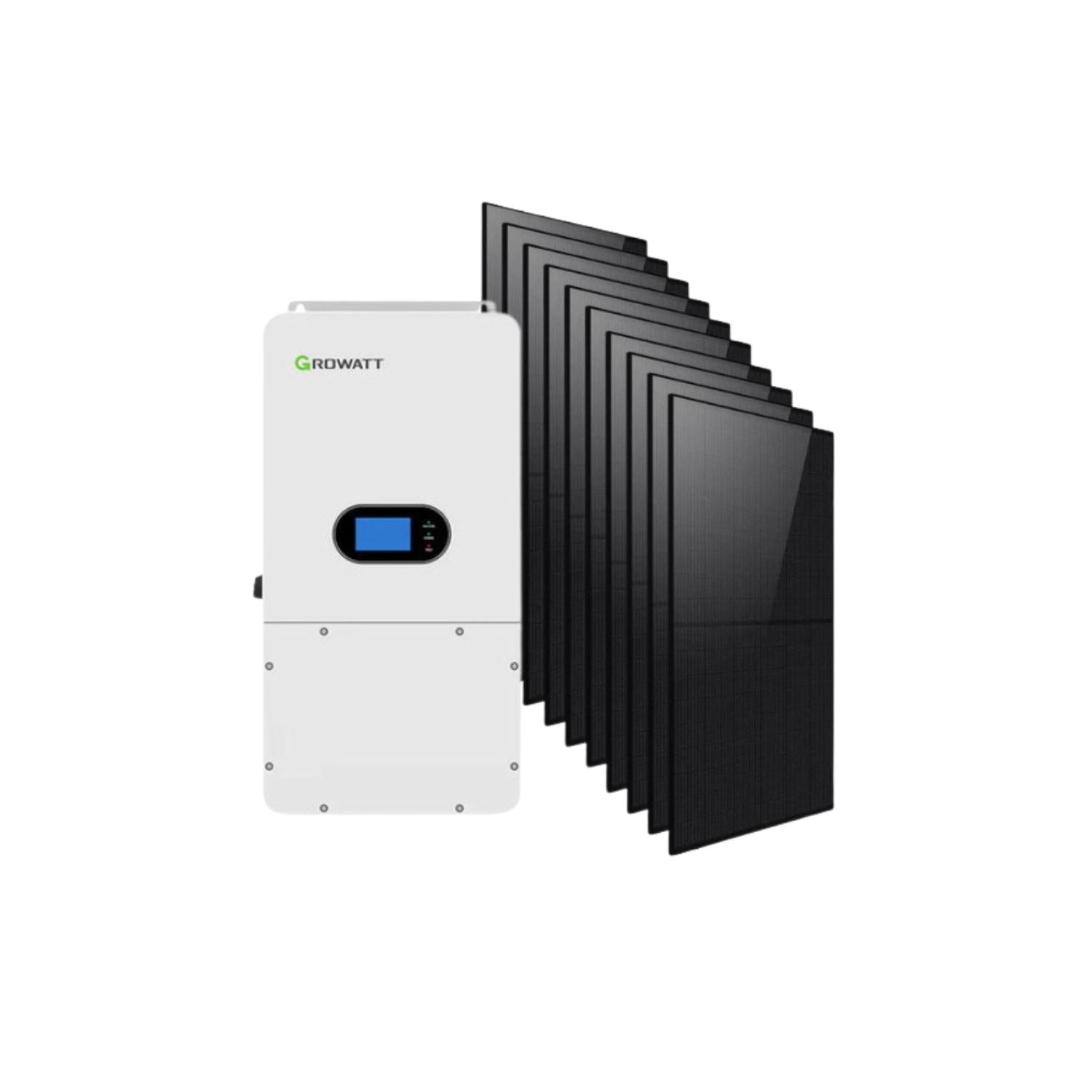Kit de panneaux solaires autonomes/raccordés au réseau de 10 kW avec panneaux solaires de 12 320 W 