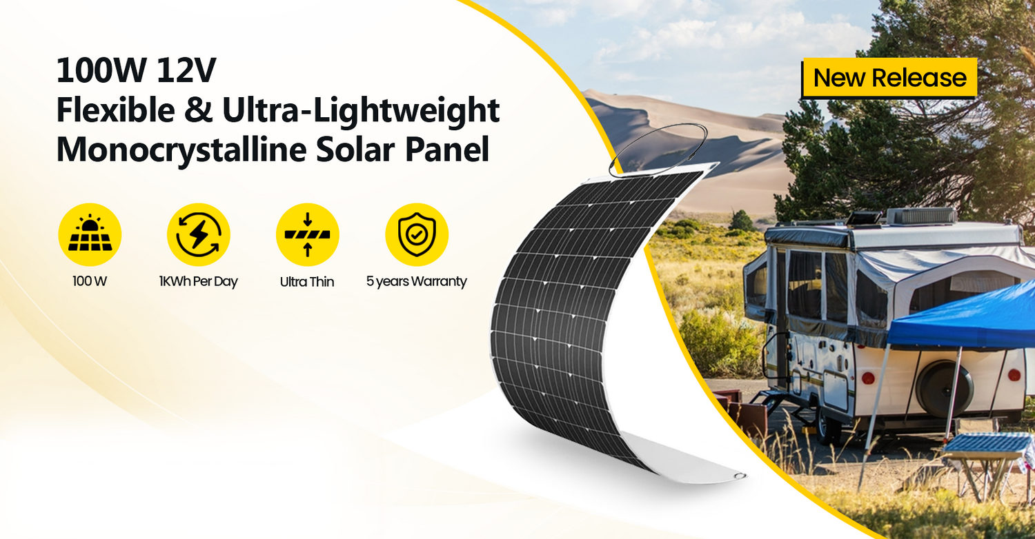 100W 12V Flexible Solar Panel