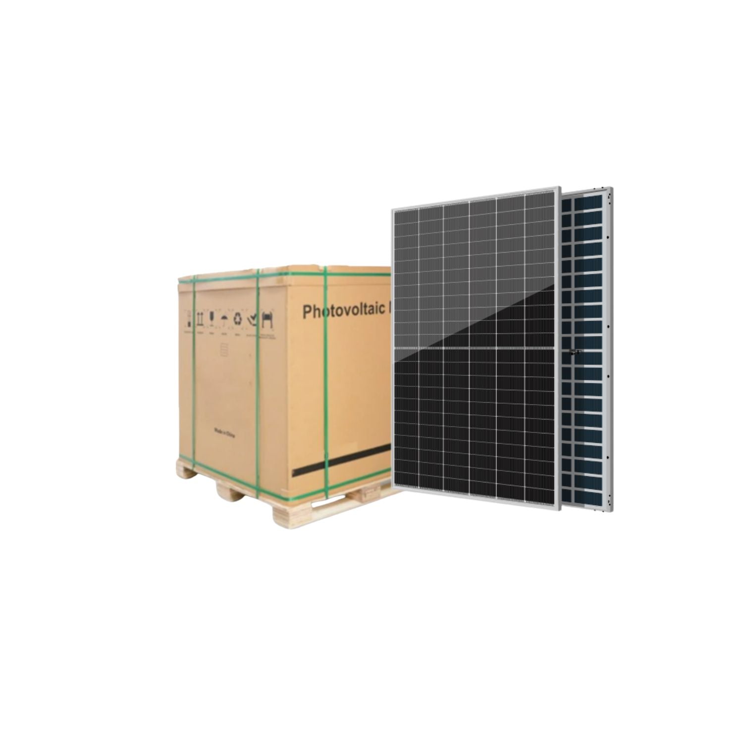 Zshine 705W N-Type Bifacial Dual Glass Module (31 panels/pallet)