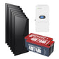 Rocksolar 10kW Off-Grid Solar Kit with Hybrid Inverter, 48V Lithium Storage & 12×600W Panels