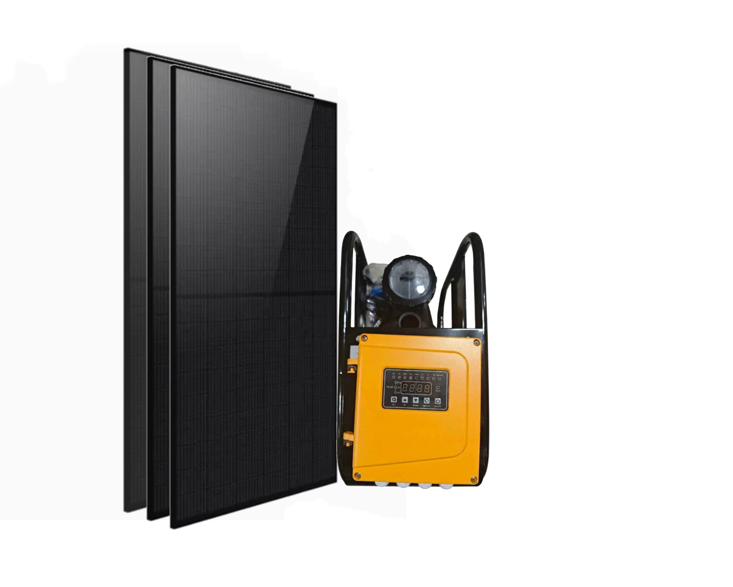 ROCKSOLAR 1.34HP Solar AC/DC Swimming Pool Pump Kit for 40000 Gallon Pool