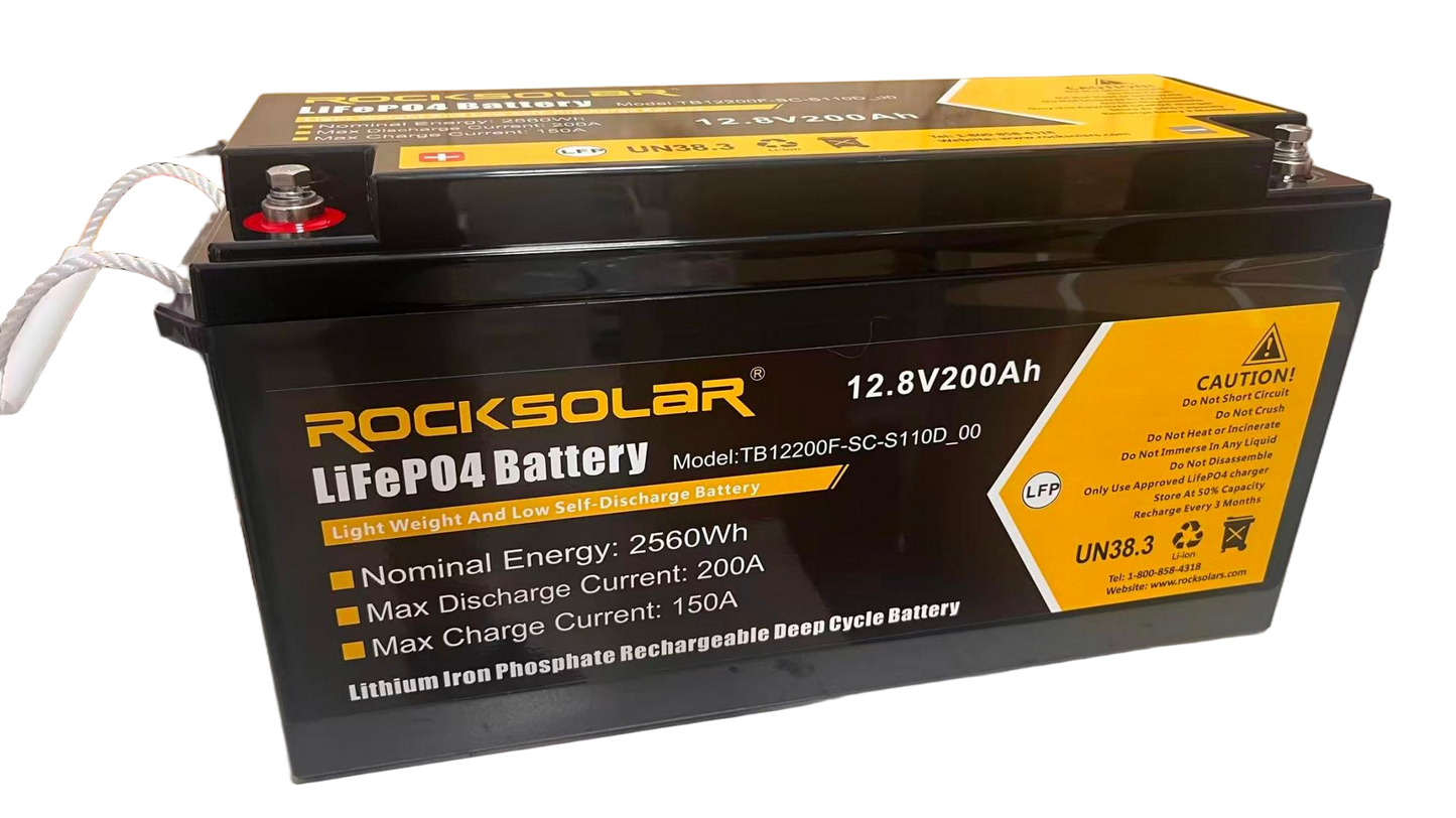 12V 200Ah LiFePO4 Battery