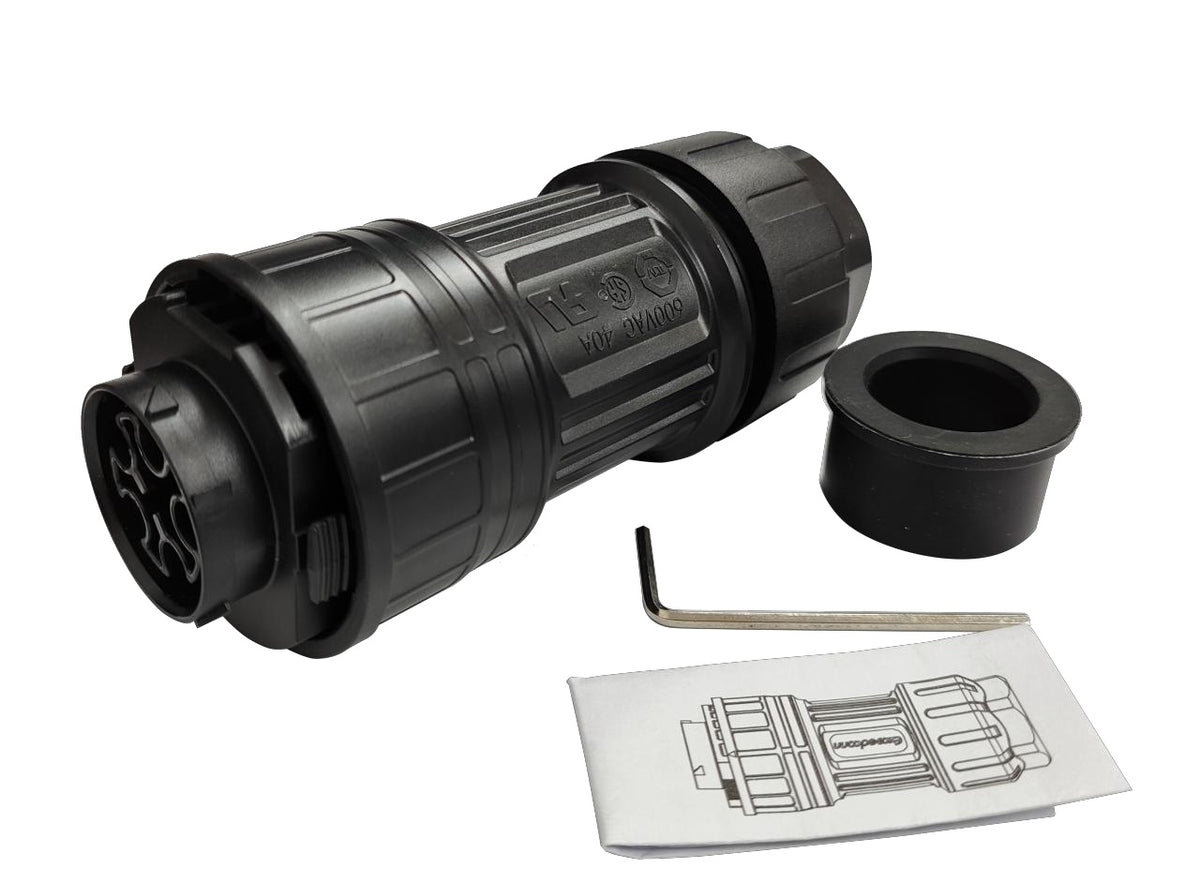 APsystems QT2 Female AC Connector - 5-Core, 40A