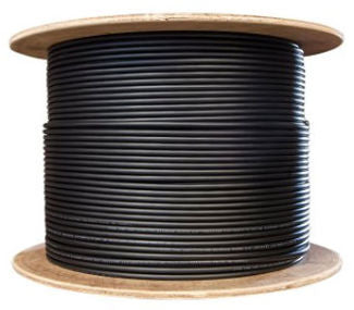 Representative black PV wire; set includes 300 m red and 300 m black