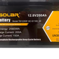 12V 200Ah LiFePO4 Battery
