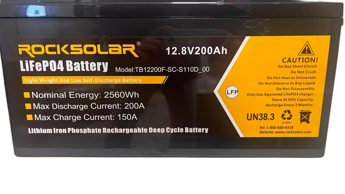 12V 200Ah LiFePO4 Battery