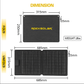 ROCKSOLAR 30W 12V Foldable Solar Panel