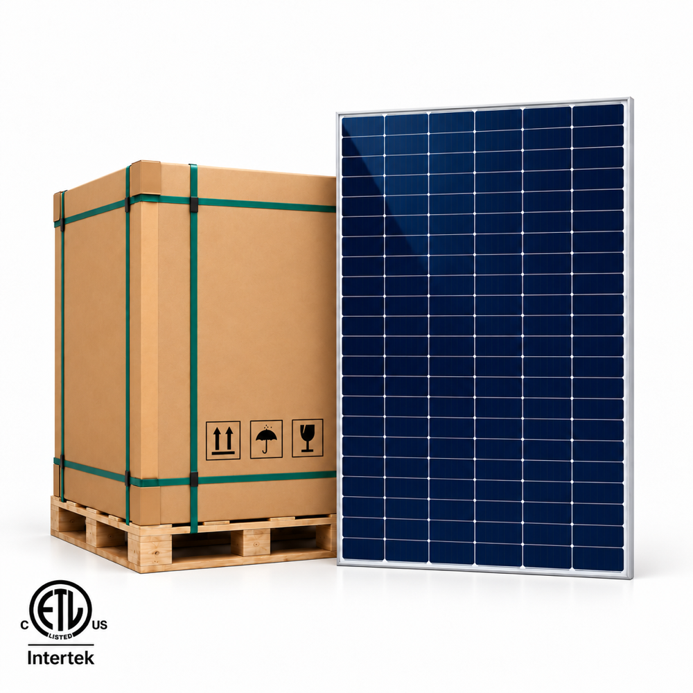 LONGi LR7-72HGD 620W Rigid Monocrystalline Bifacial Solar Panel(36pcs/Pallet)