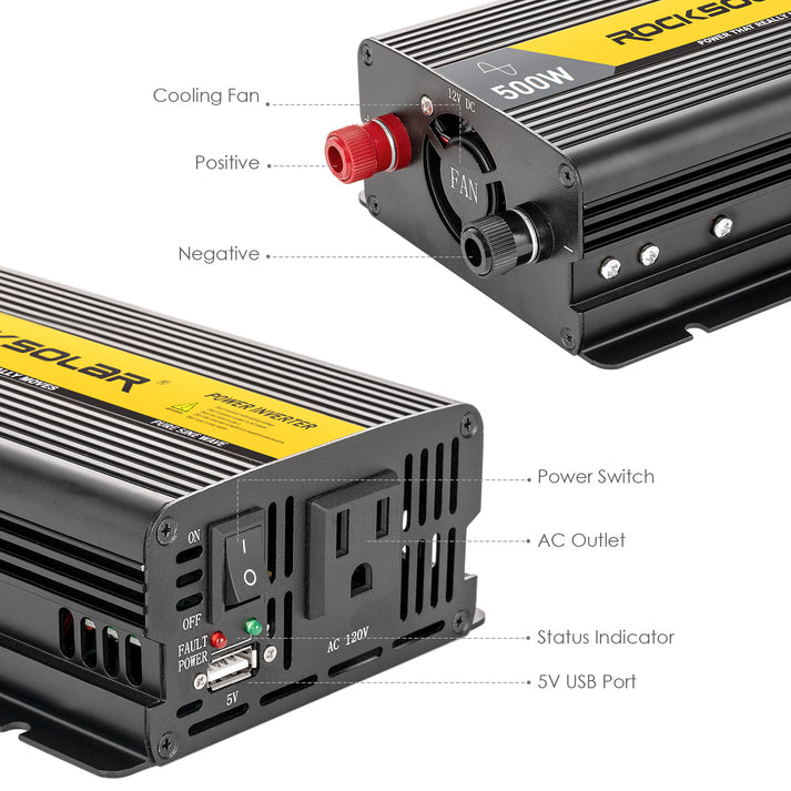 ROCKSOLAR 500W 24V Off-Grid Solar Water Pump System