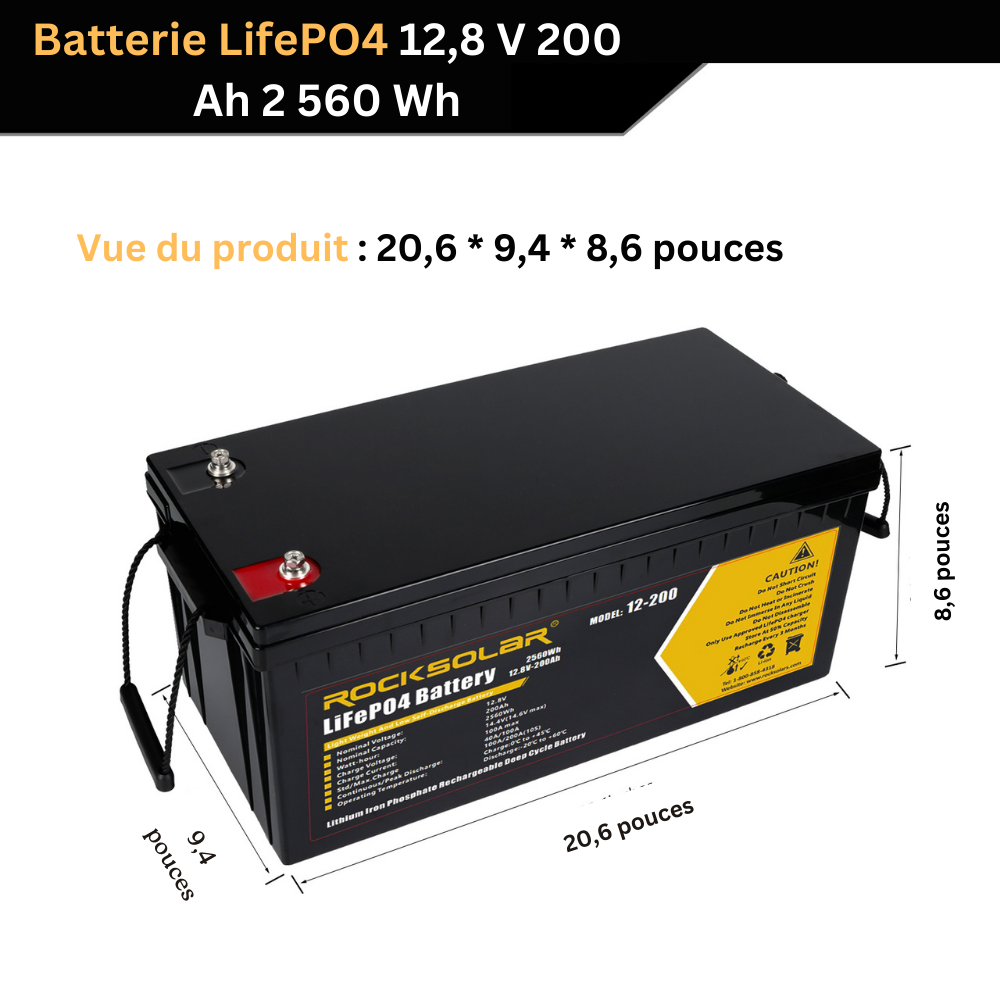 Système solaire hors réseau ROCKSOLAR 3000W 12V 