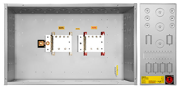 MidNite Solar MNBCB 2000/200 battery combiner enclosure and busbar assembly