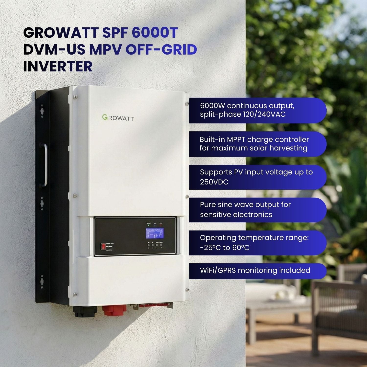 off grid solar inverter 6kw
