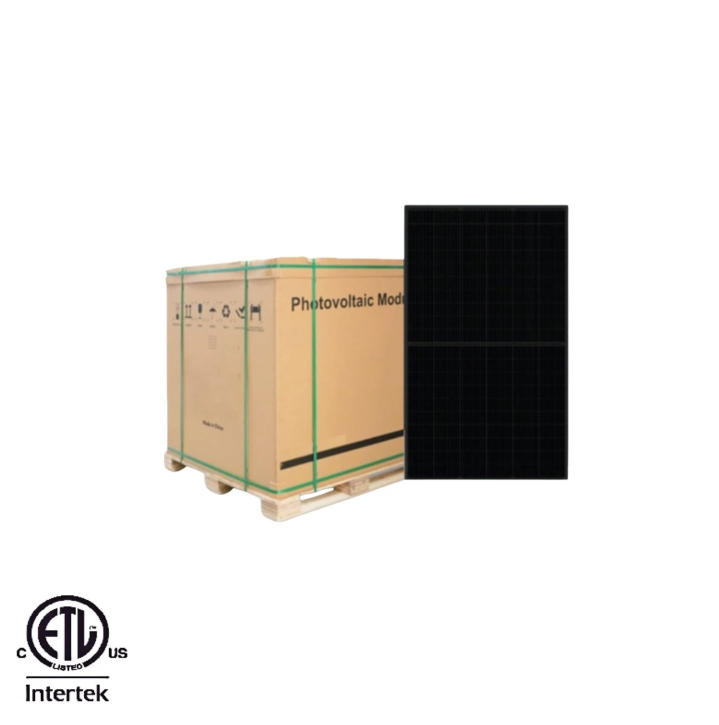 600w philadelphia solar panel pallet 