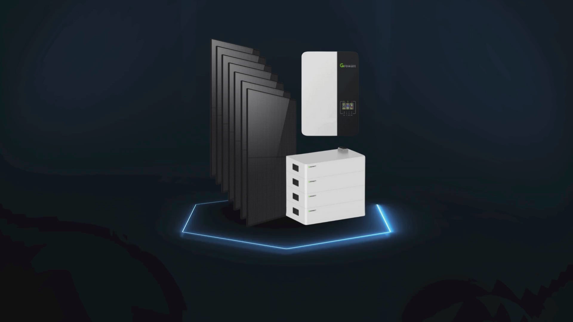 Charger la vidéo : Système solaire domestique autonome de 24 kW avec batterie de 30 kWh