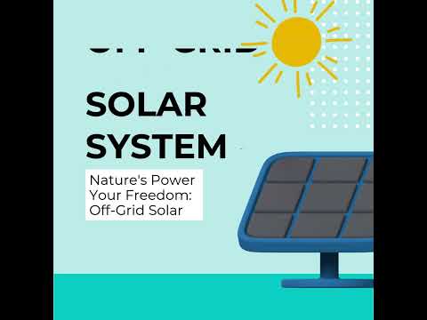 off grid solar kit for rv & cabins

