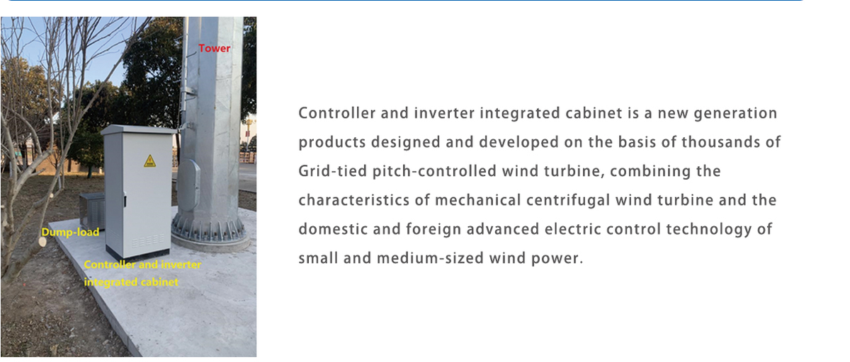 Supplier reference integrated controller/inverter cabinet for a 20kW on-grid system; configuration and inclusion subject to quotation