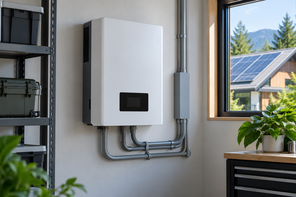 Illustrative inverter setting for ROCKSOLAR Canada.