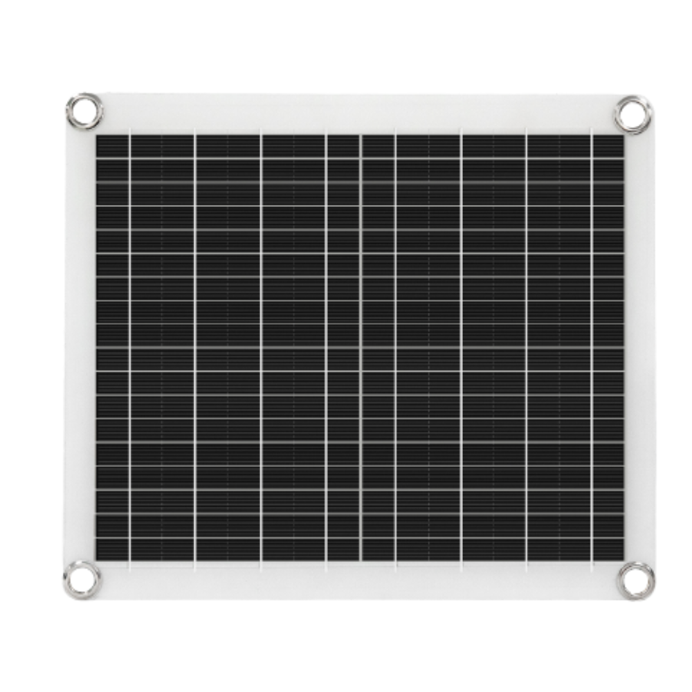 ROCKSOLAR 15W 12V Flexible Solar Panel Starter Kit With 10A PWM Charge Controller