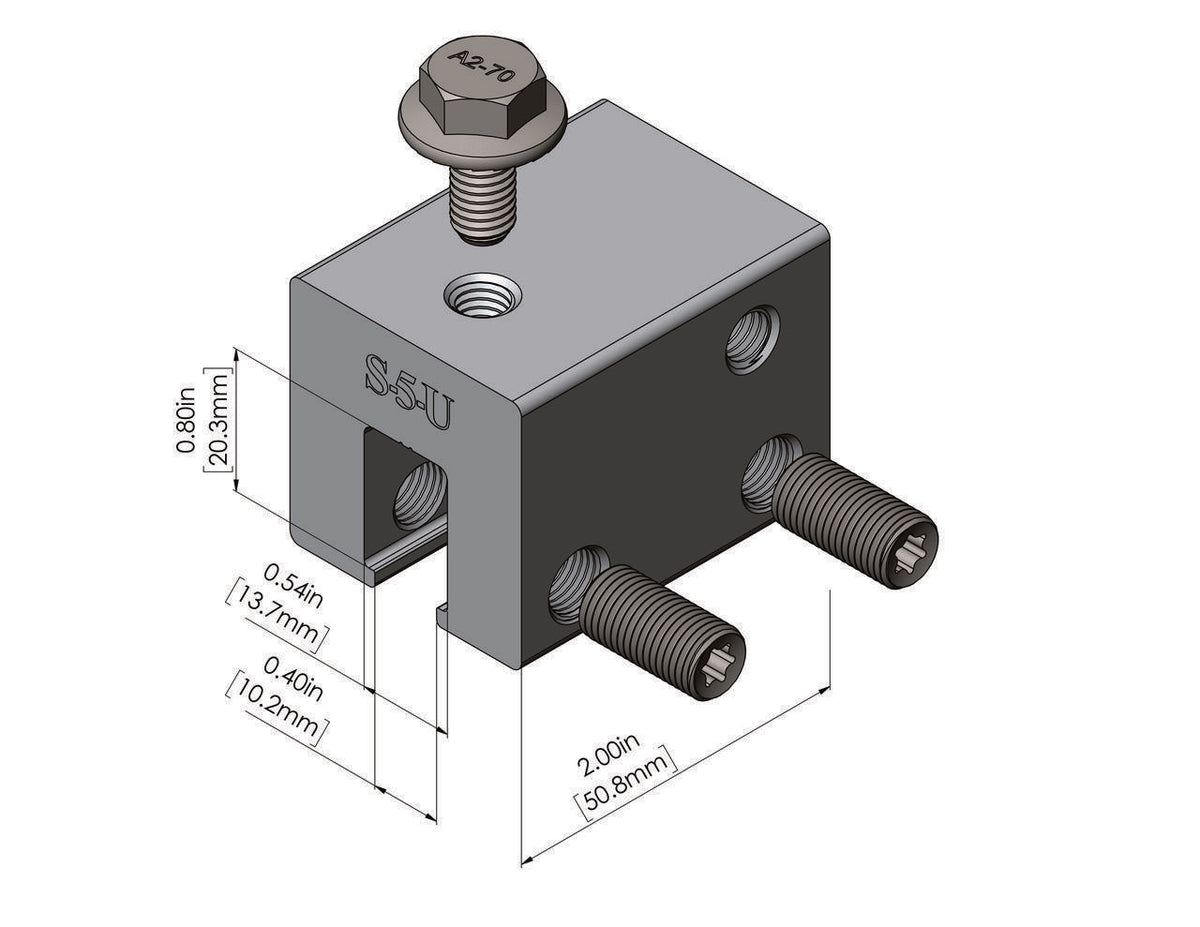 S-5-U Clamp | Standard & Mini Standing-Seam Roof Attachment