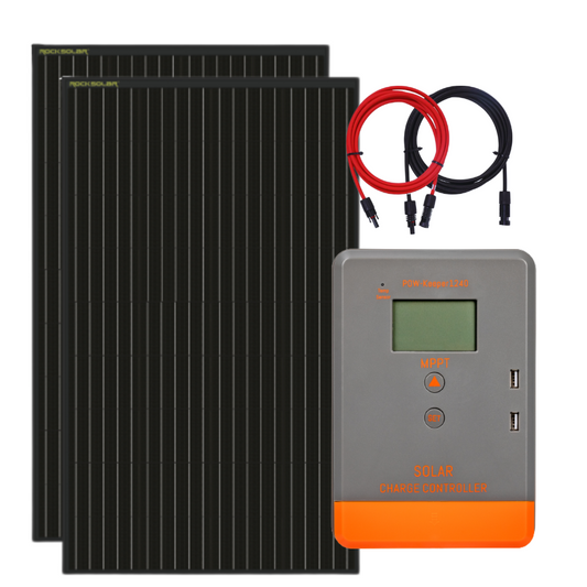 300w 12v solar panel basic kit 