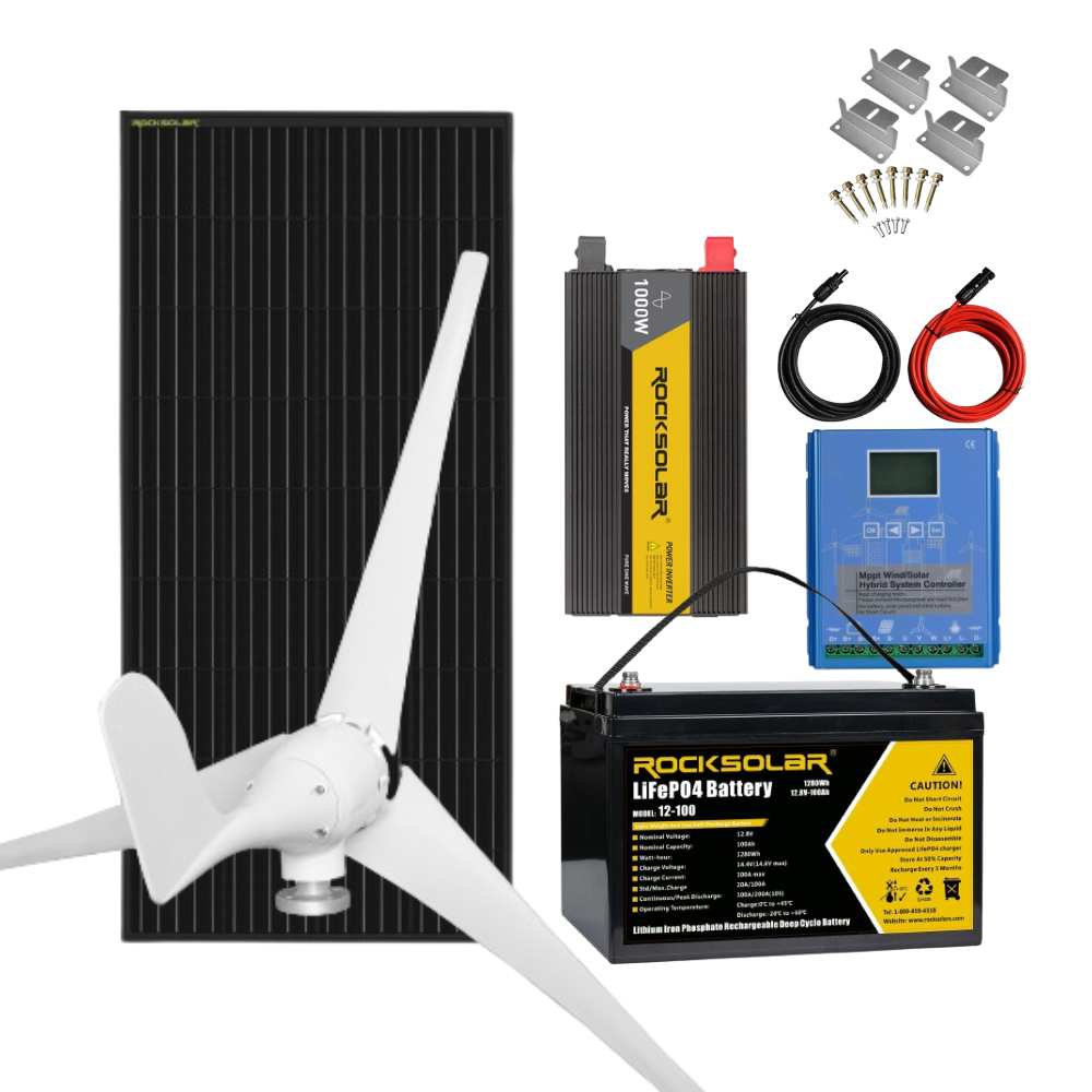 800W 12V Wind Generator Kit | Wind Generator for Home – ROCKSOLAR CANADA