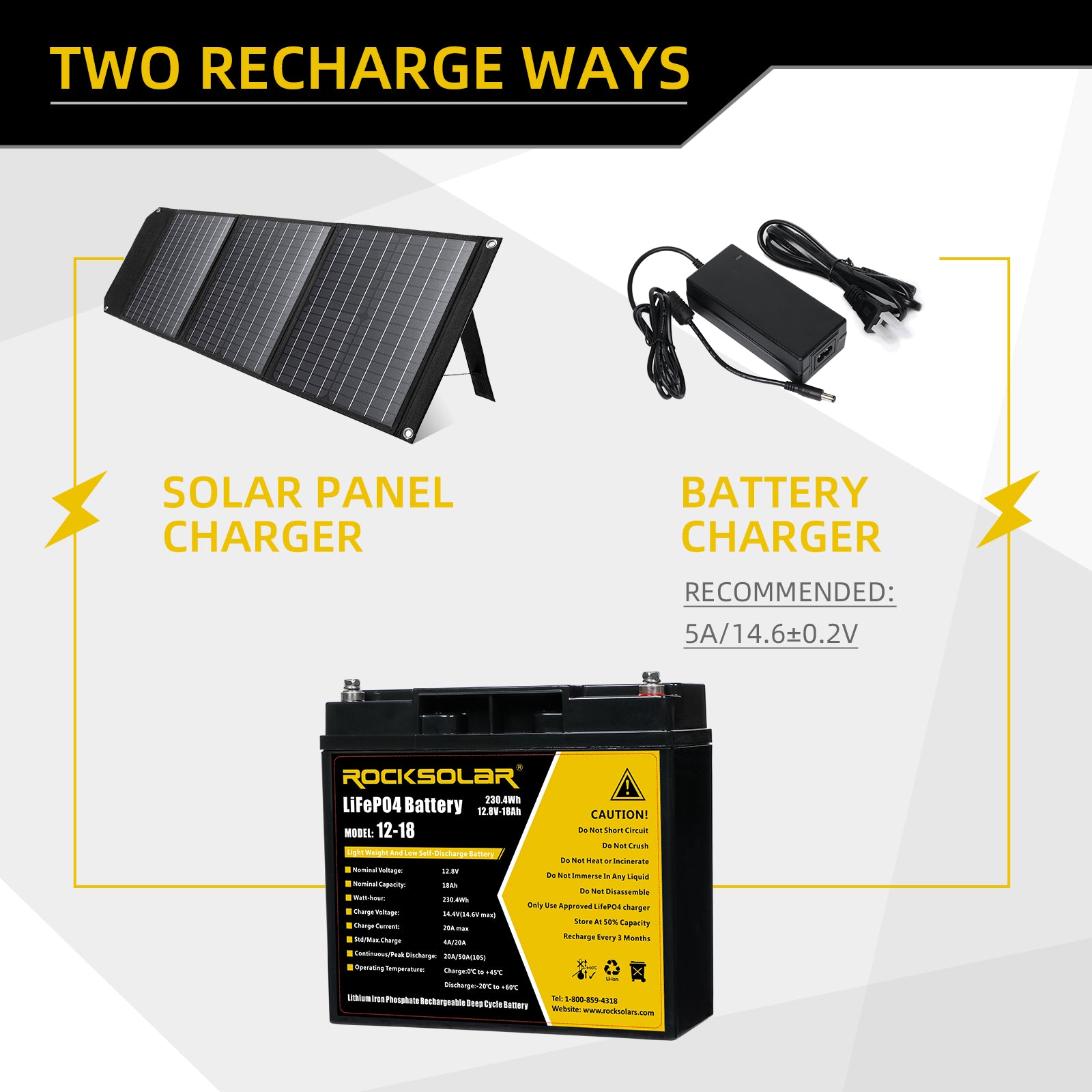 recharging method on 12V lithium battery 